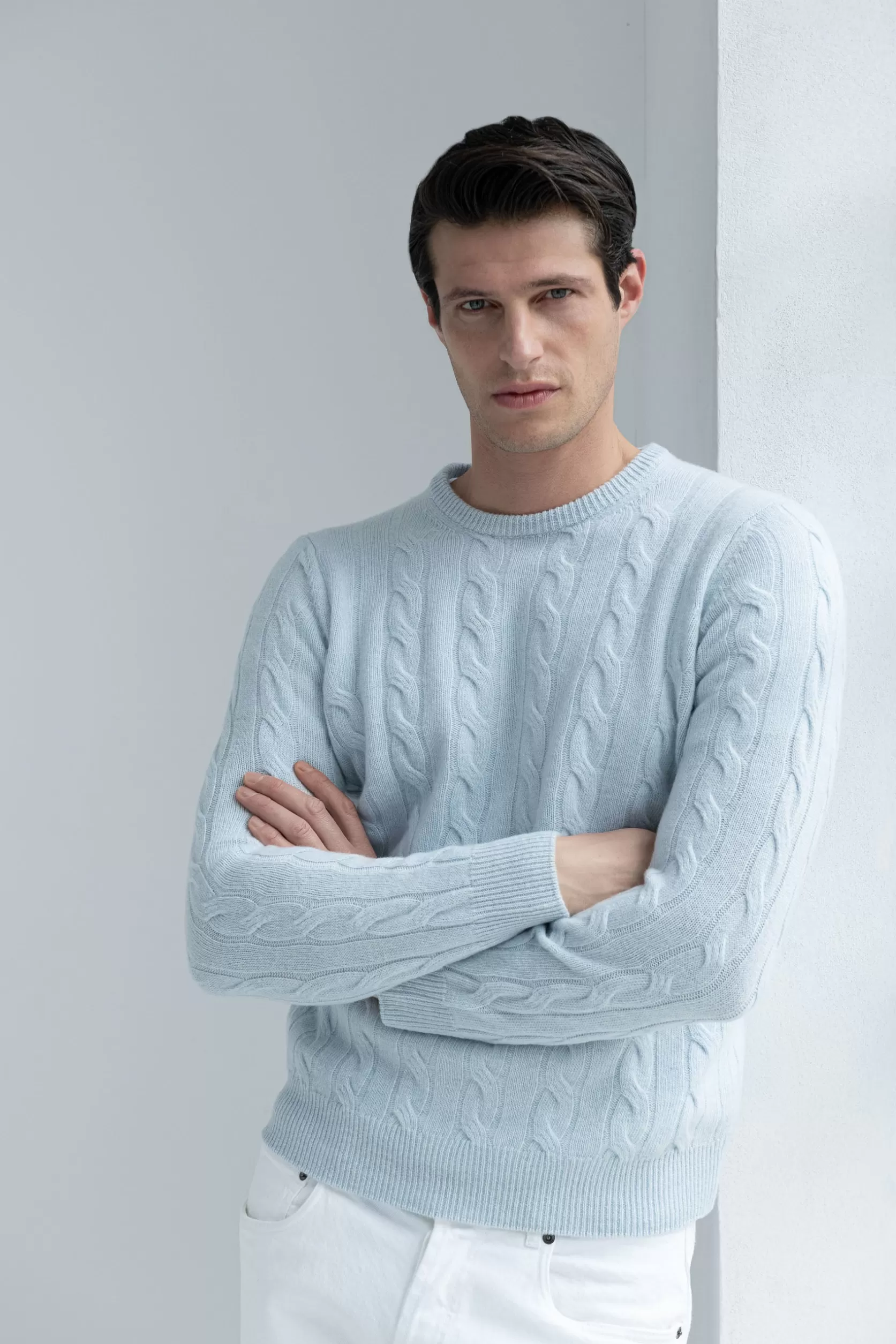Pull En Maille Torsadée – Fabriqué En Italie>Pini Parma Outlet