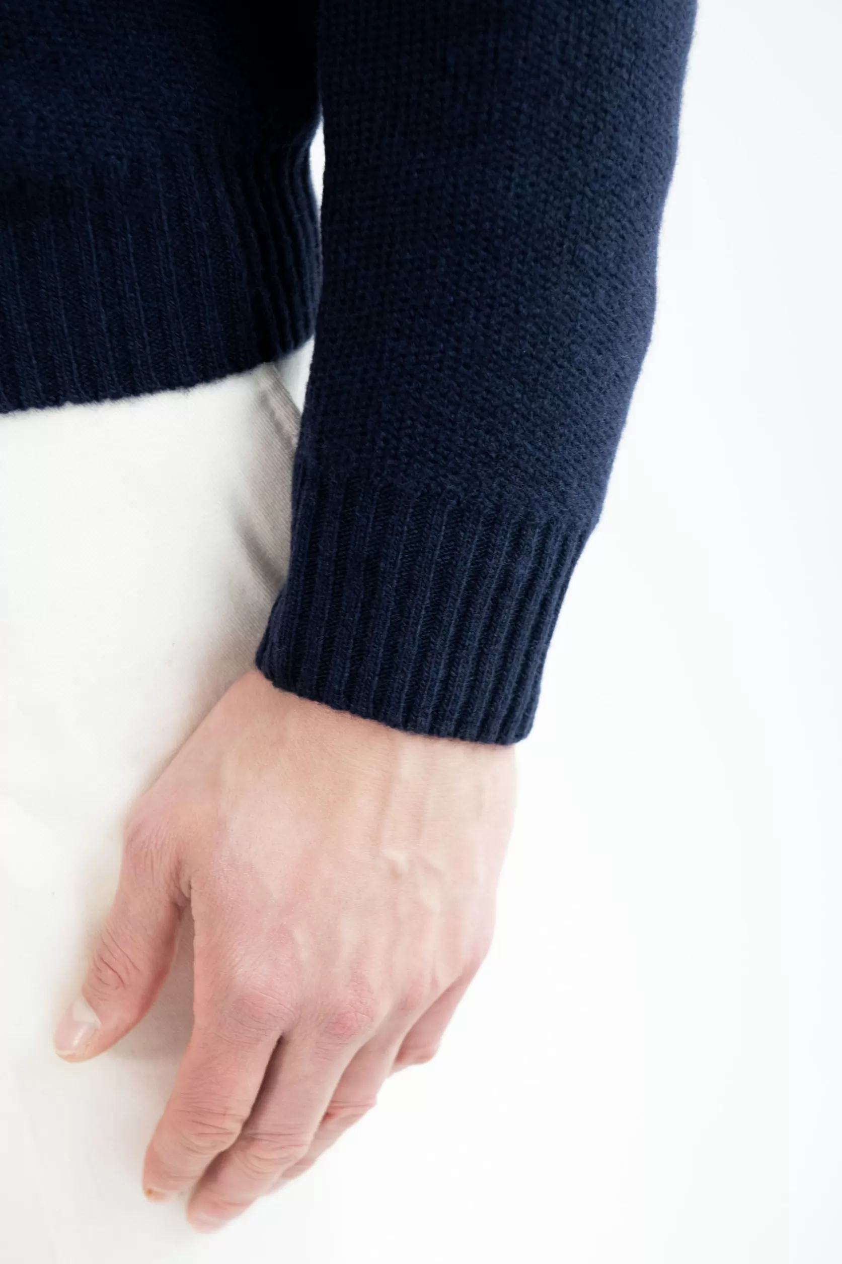 Pull Zippé En Mélange De Cachemire Nid D'abeille – Made In Italy>Pini Parma Outlet