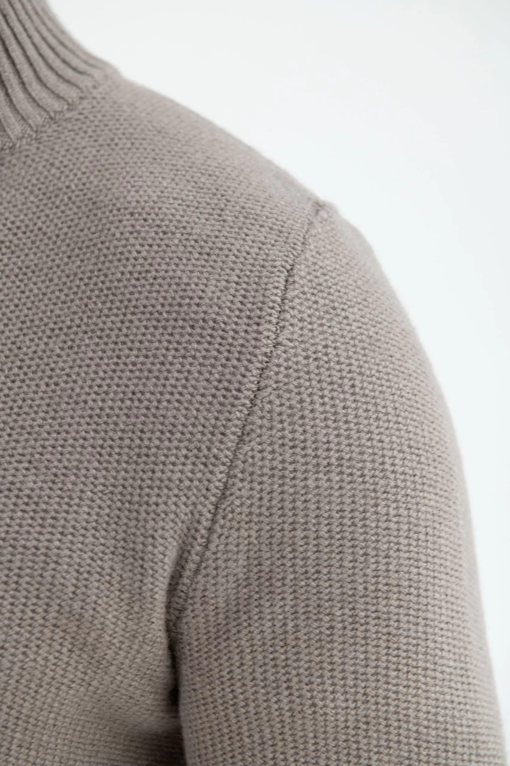 Pull Zippé En Mélange De Cachemire Nid D'abeille - Made In Italy>Pini Parma Sale