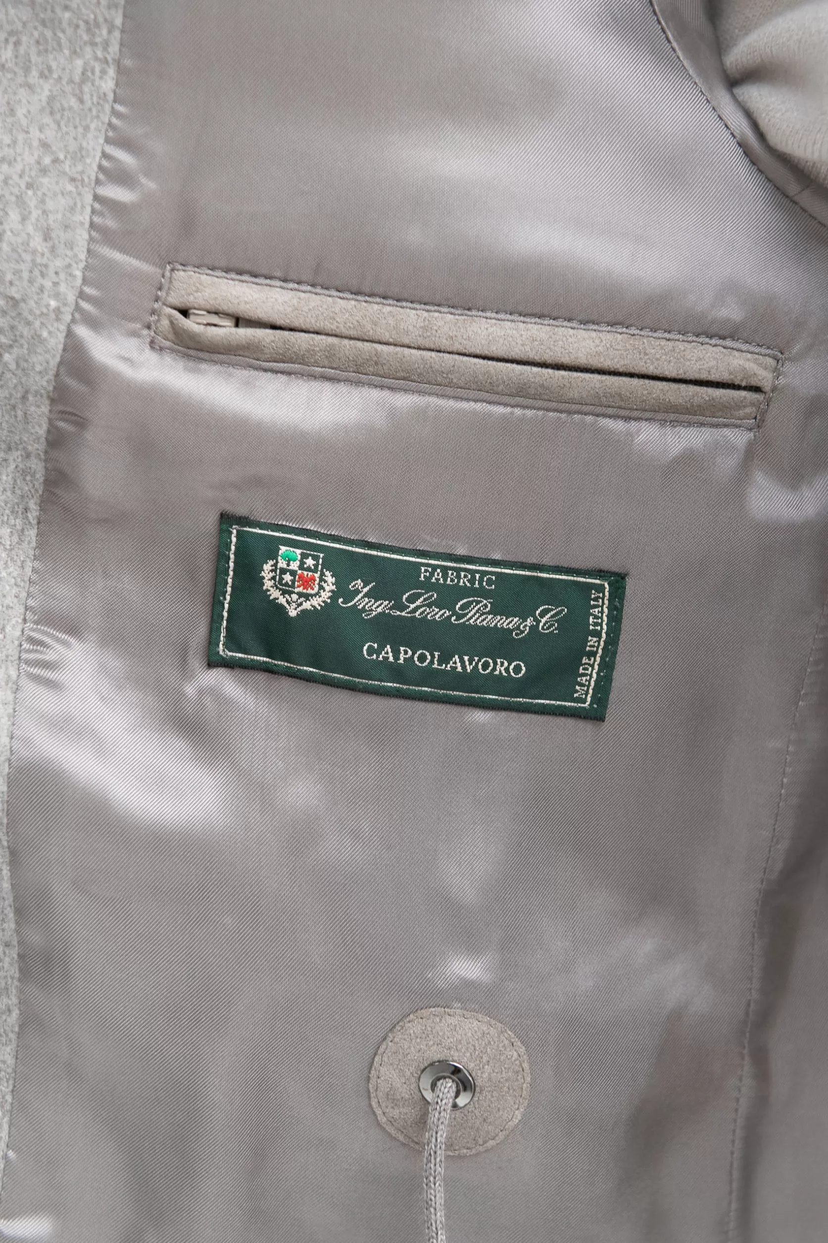 Saharienne Beige En Tissu Loro Piana - Made In Italy>Pini Parma Best Sale
