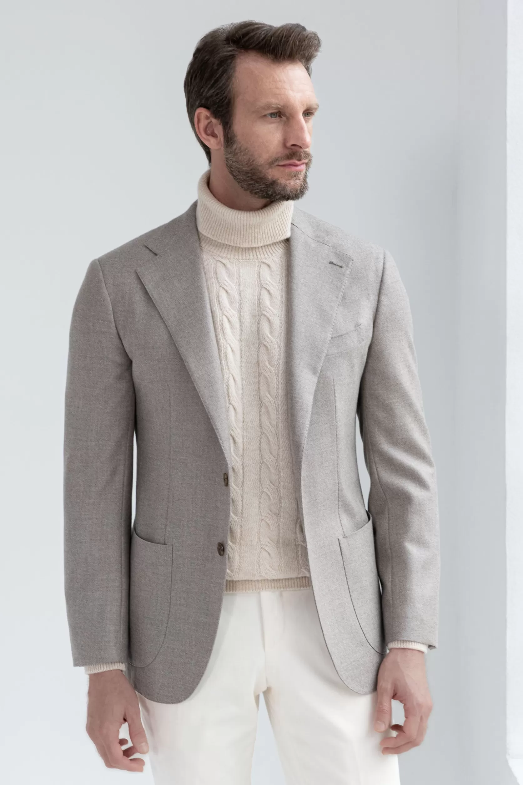 Veste En Laine Et Cachemire Loro Piana - Made In Italy>Pini Parma New
