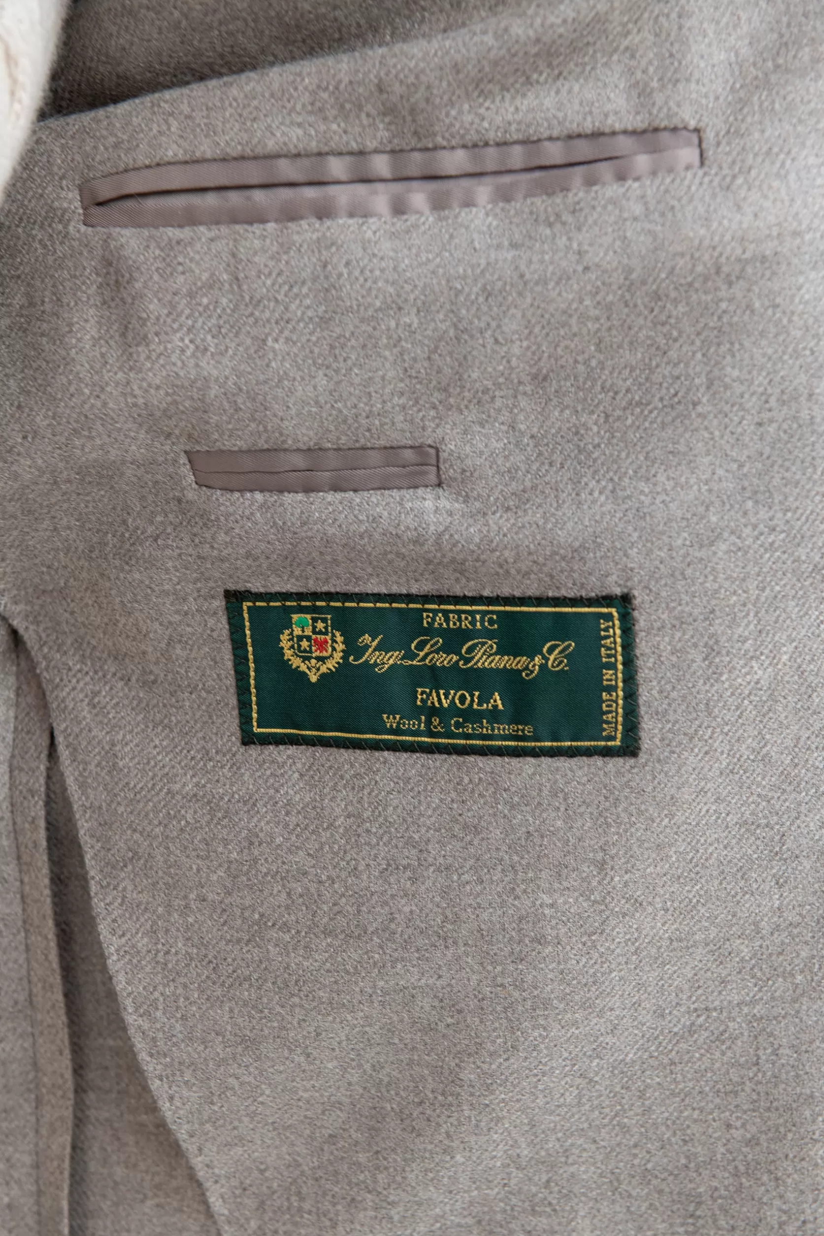 Veste En Laine Et Cachemire Loro Piana - Made In Italy>Pini Parma New