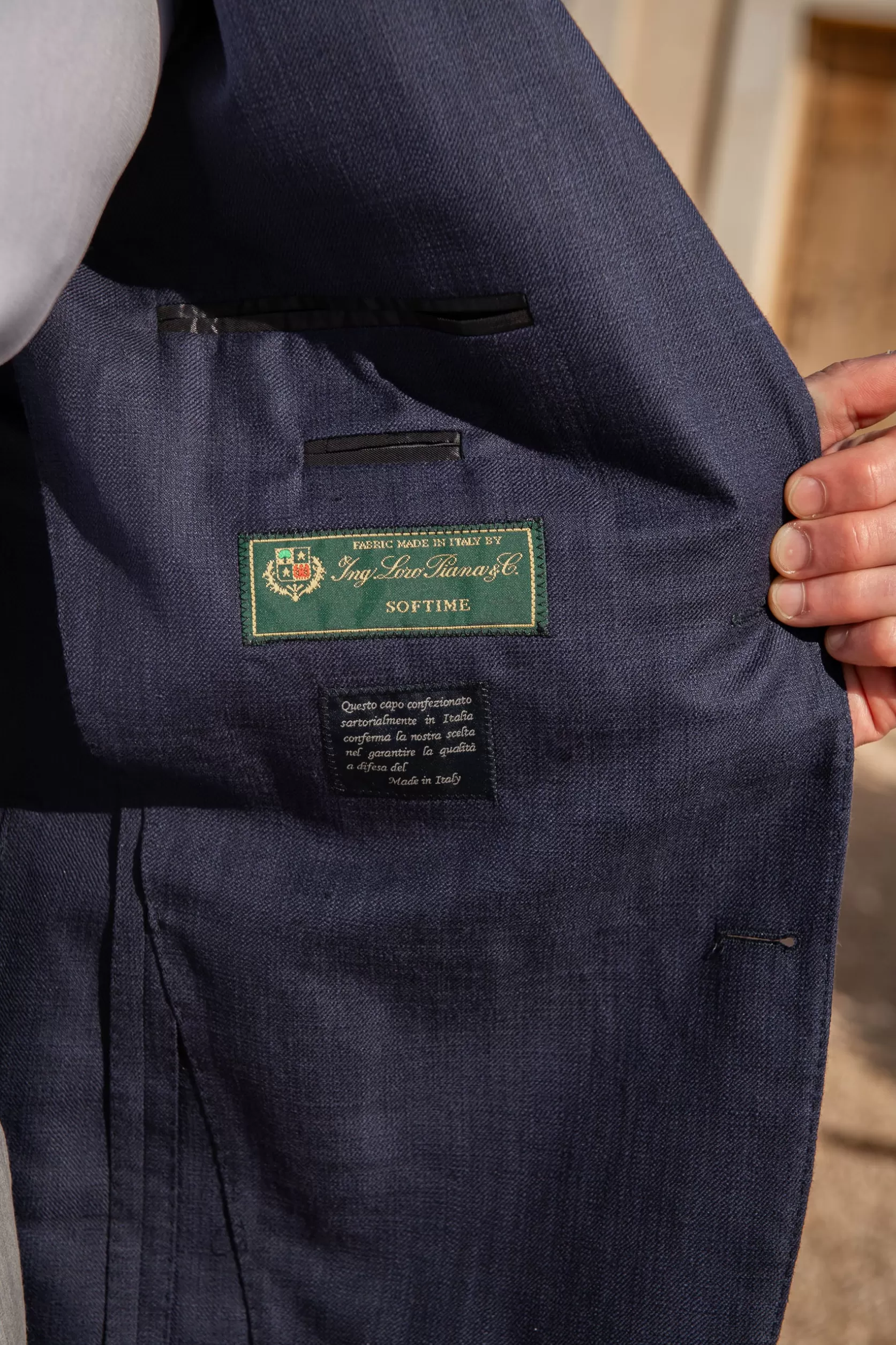 Veste e En Coton Et Soie Loro Piana - Made In Italy>Pini Parma Sale