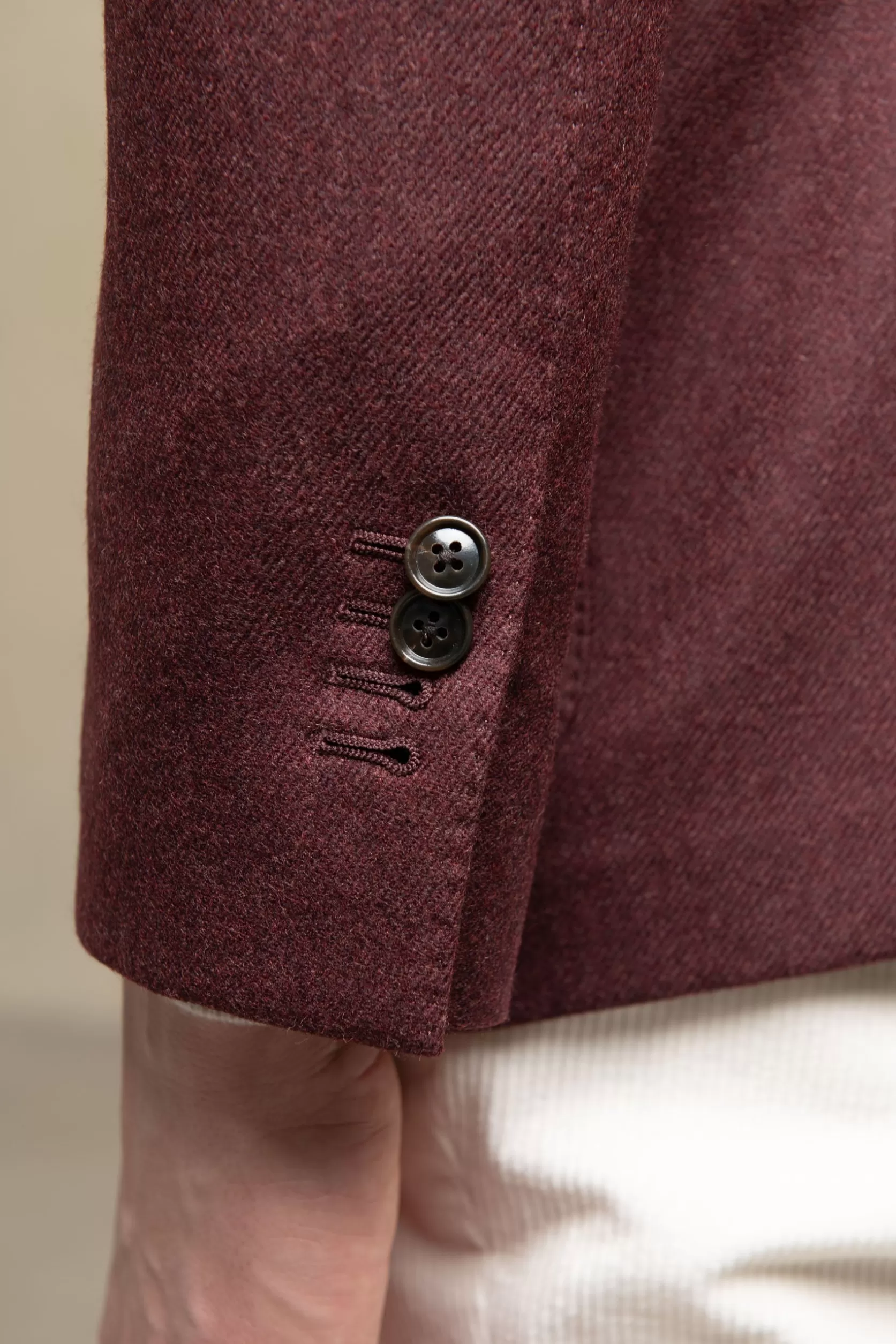 Veste Bordeaux En Laine Et Cachemire Loro Piana - Made In Italy>Pini Parma Outlet