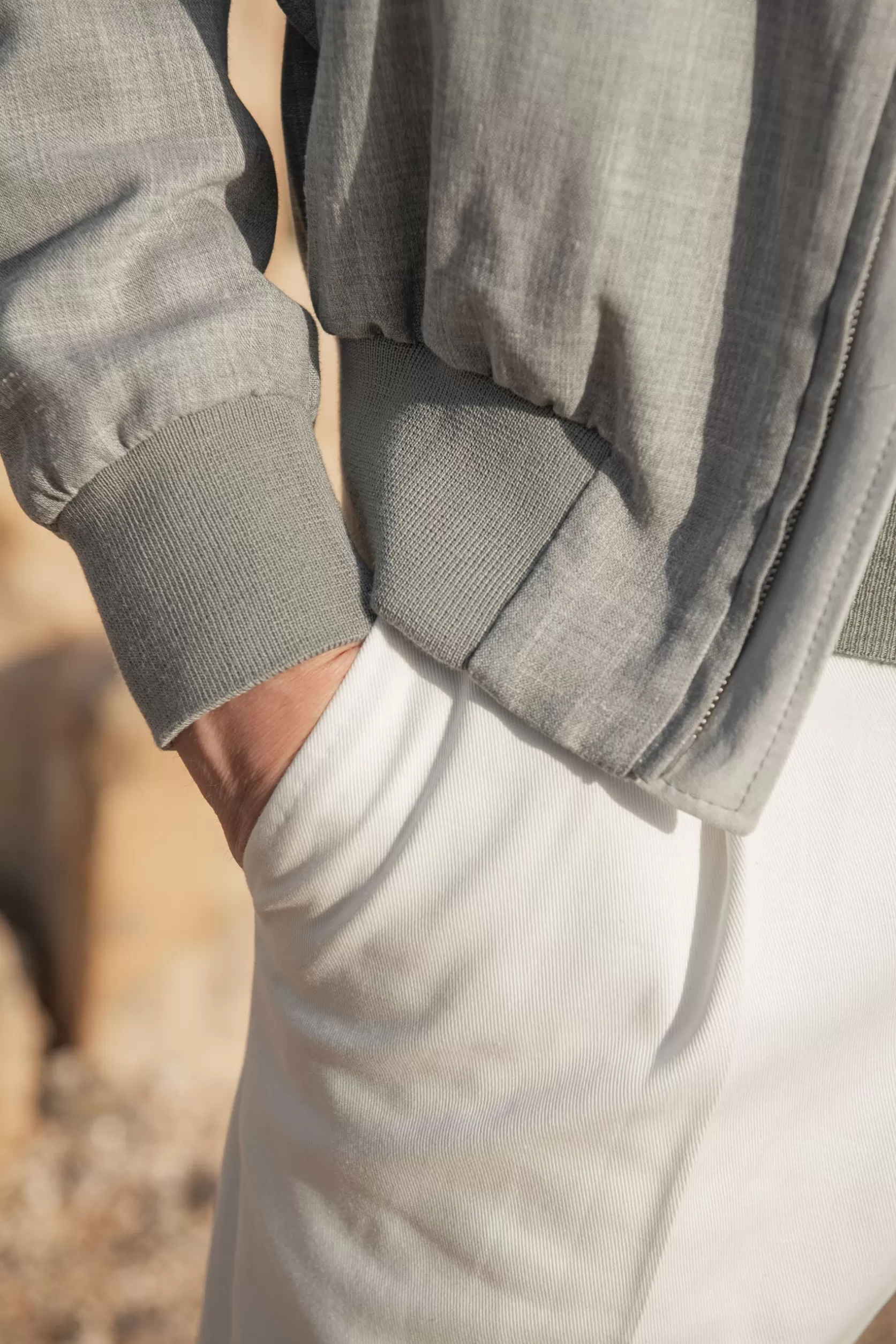 Veste Courte e En Tissu Loro Piana – Made In Italy>Pini Parma Sale