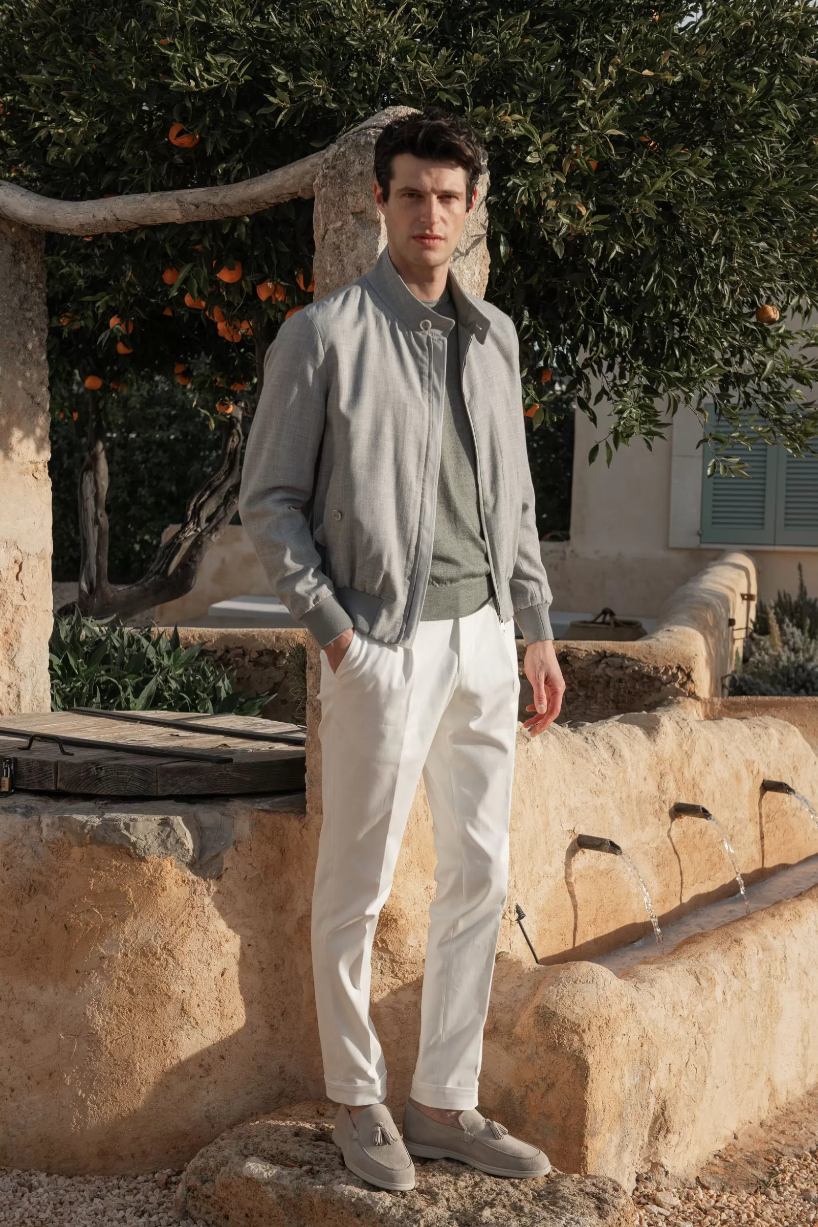 Veste Courte e En Tissu Loro Piana – Made In Italy>Pini Parma Sale