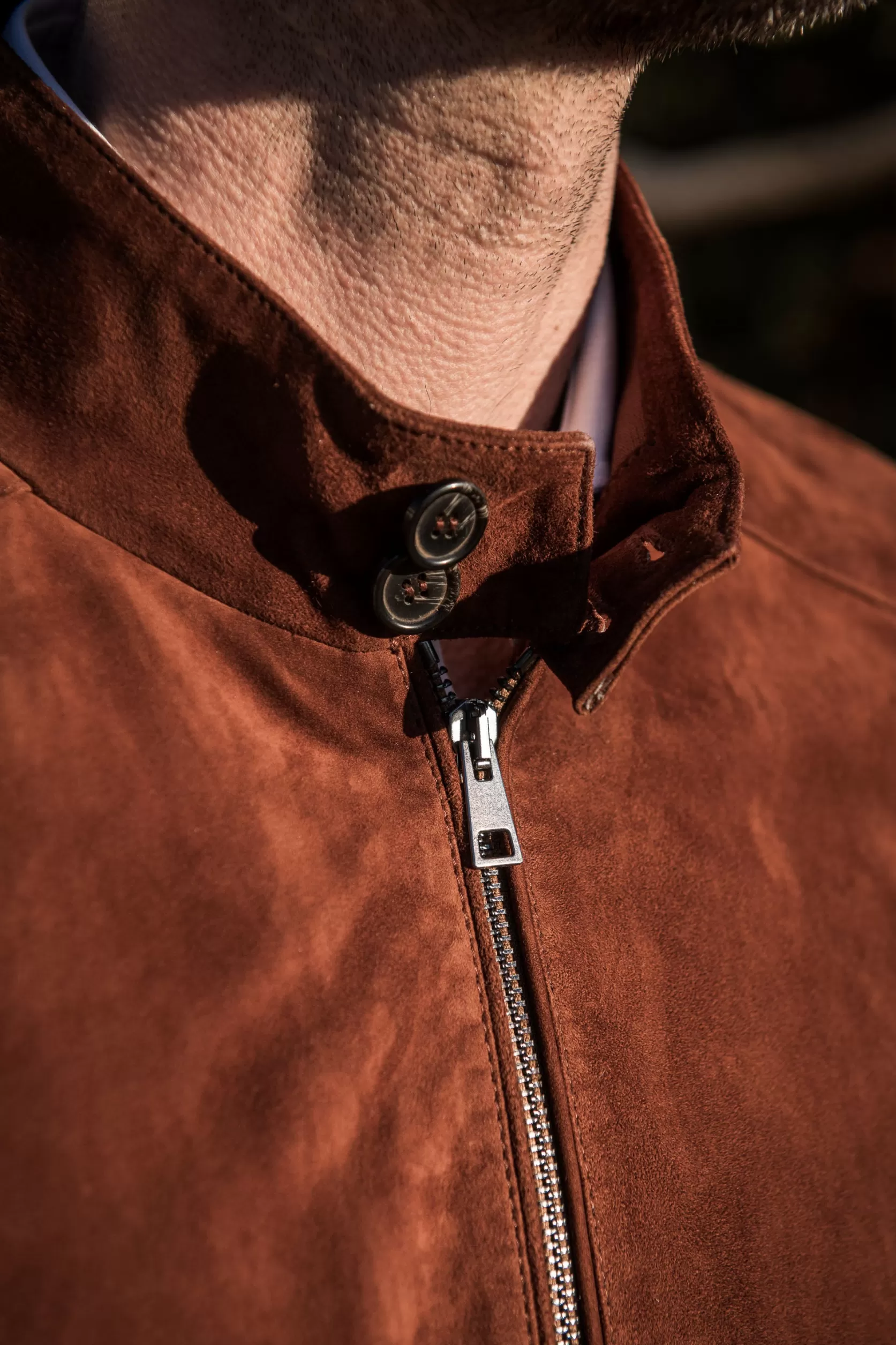 Veste En Daim Souple Couleur Rouille – Made In Italy>Pini Parma New