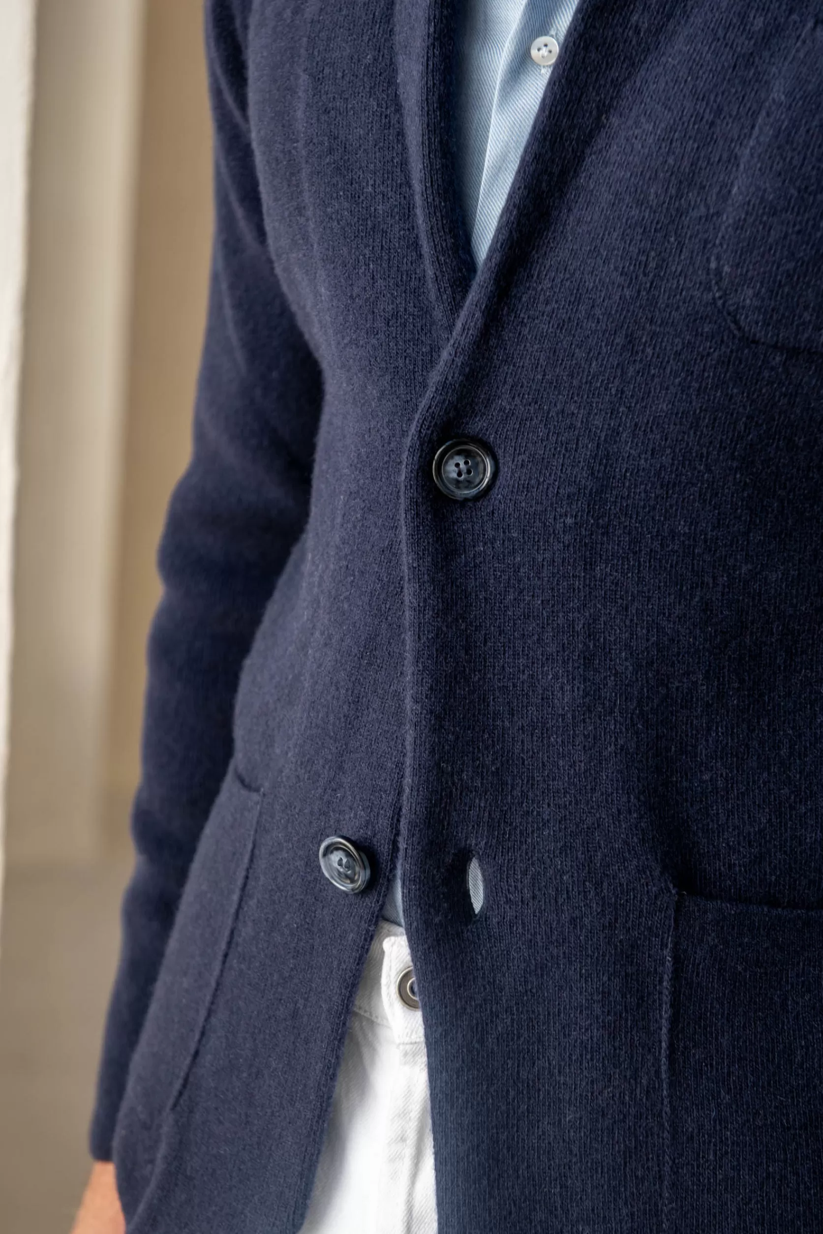 Veste En Tricot - Laine Et Cachemire - Made In Italy>Pini Parma New