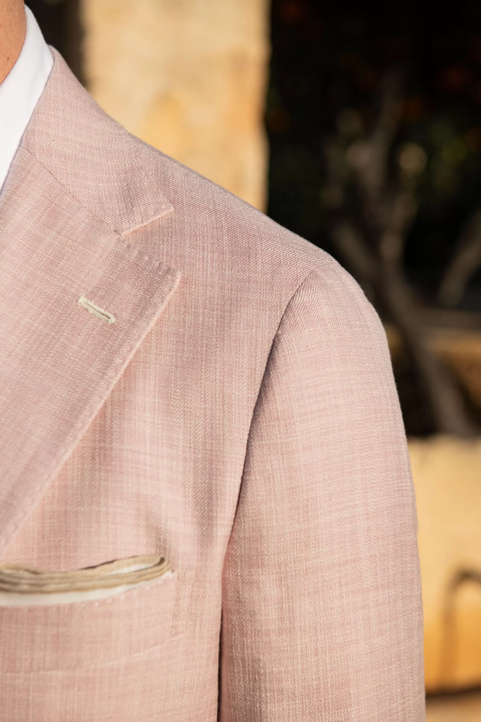 Veste Rose En Tissu Loro Piana - Made In Italy>Pini Parma Hot