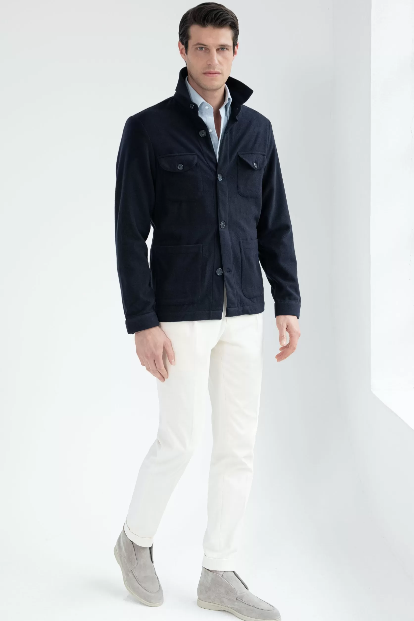 Veste Safari e En Flanelle Super 180s – Made In Italy>Pini Parma Hot