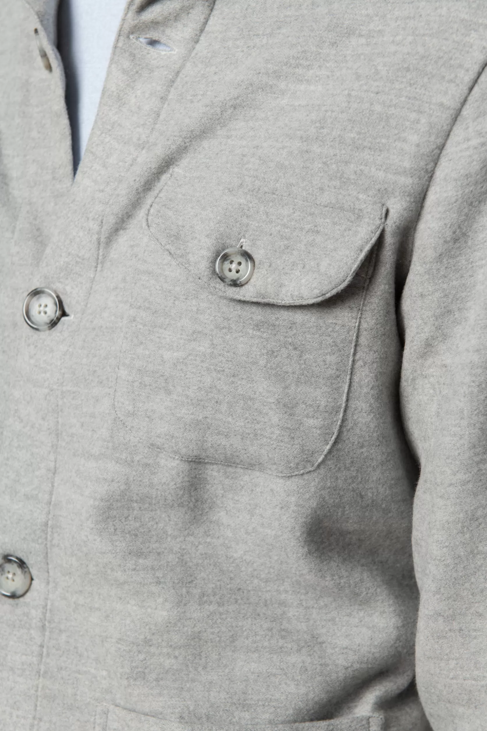 Veste Safari En Flanelle Super 180'S – Made In Italy>Pini Parma Sale